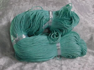 1.5mm Aquamarine Waxed Cotton